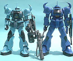 HG MS-07B3 グフカスタム & HGUC MS-07B グフ 写真3