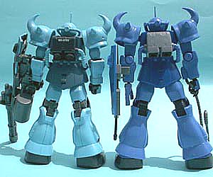 HG MS-07B3 グフカスタム & HGUC MS-07B グフ 写真4