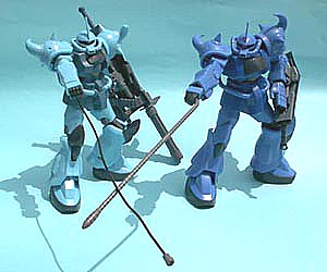 HG MS-07B3 グフカスタム & HGUC MS-07B グフ 写真7