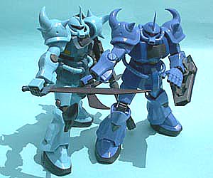 HG MS-07B3 グフカスタム & HGUC MS-07B グフ 写真6