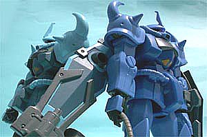 HG MS-07B3 グフカスタム & HGUC MS-07B グフ 写真2